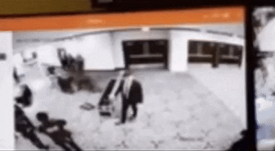 트럼프 암살범이 보안구역 뚫은 방법.gif | 인스티즈
