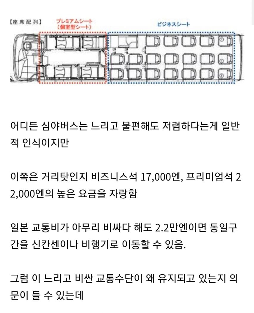 하루에 1100km 장거리 일본 심야버스 | 인스티즈