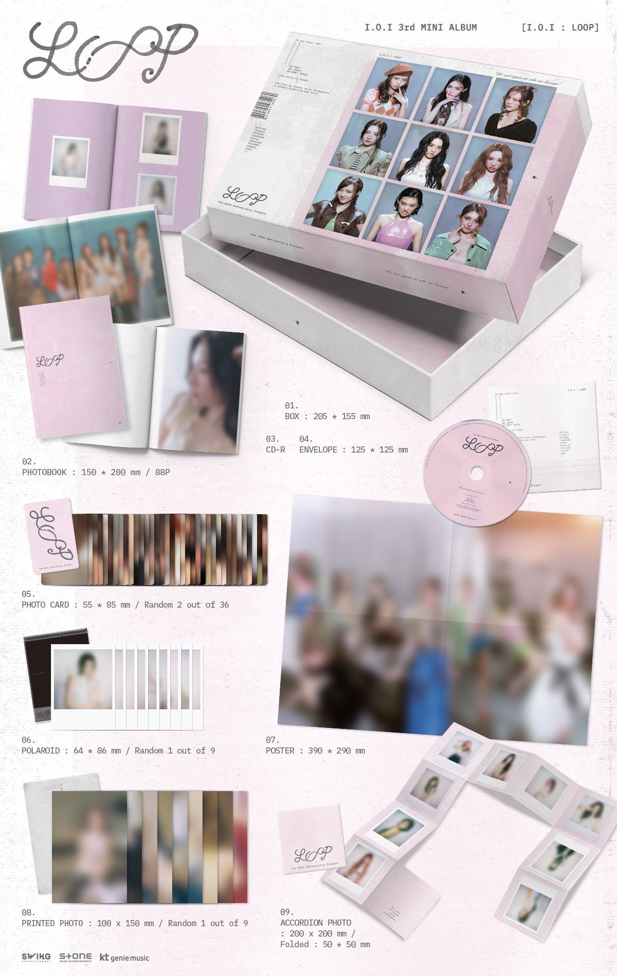 [정보/소식] 아이오아이 3rd MINI ALBUM [I.O.I : LOOP] 예약 판매 안내 | 인스티즈
