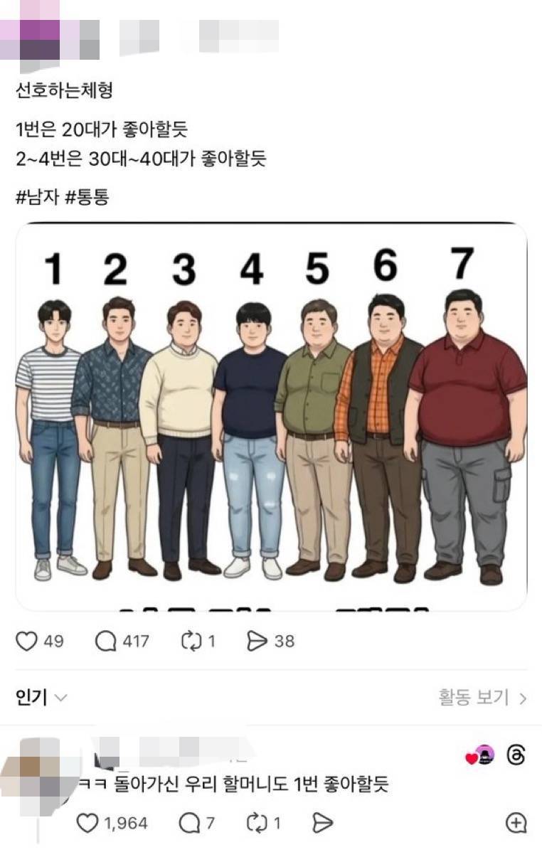 [잡담] 너네는 이중에서 몇번이 취향이야?? | 인스티즈