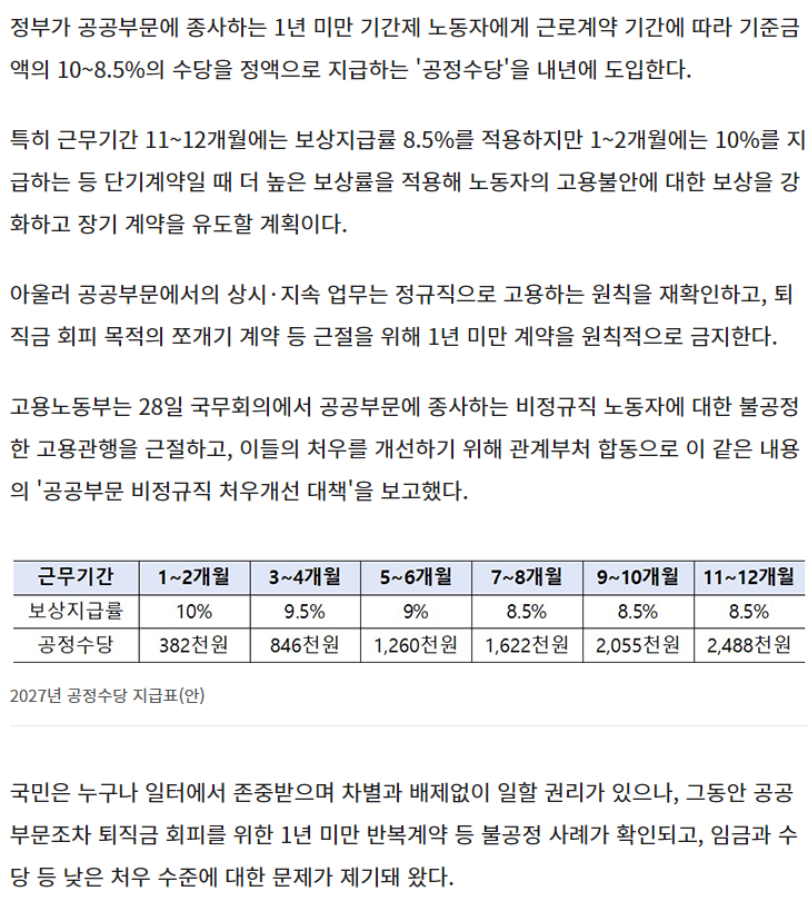 [잡담] 니네 공정수당 어쩌고 하는 거 봤음? | 인스티즈