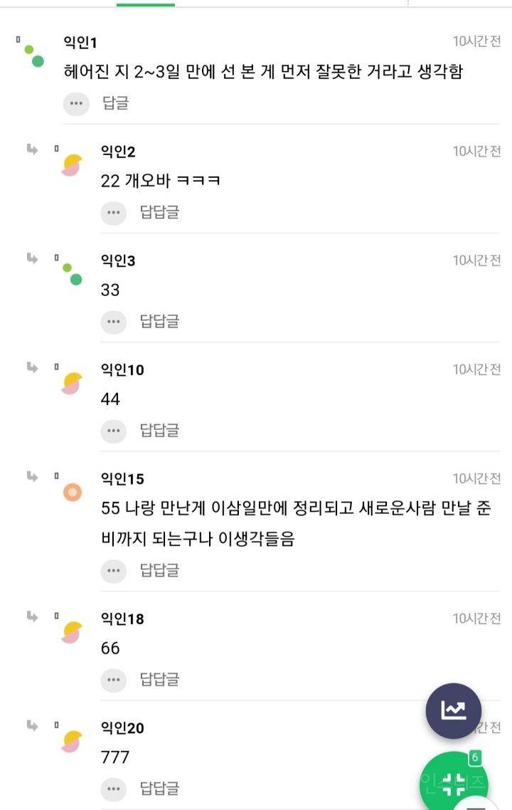 결혼생각없는 애인과 헤어지고 급하게 선자리 잡았는데 예의없다고 욕먹음 | 인스티즈