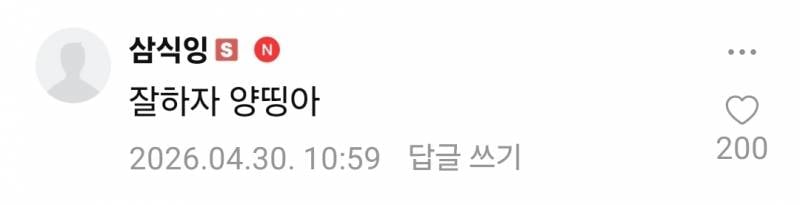 [정보/소식] 양띵 카페 공지 + 멤버 댓글 | 인스티즈