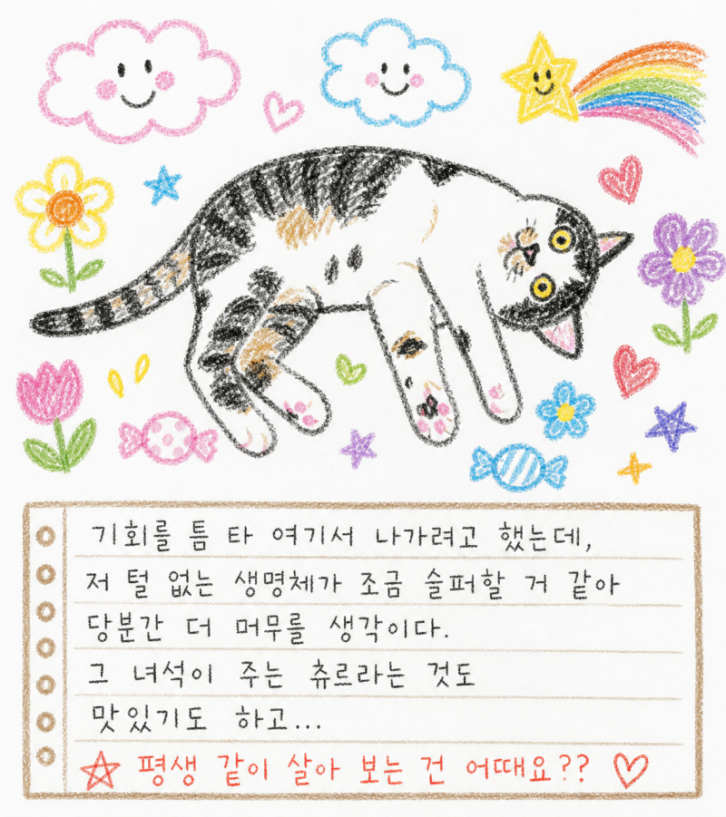 [잡담] Chatgpt로 만든 고양이 그림일기 | 인스티즈