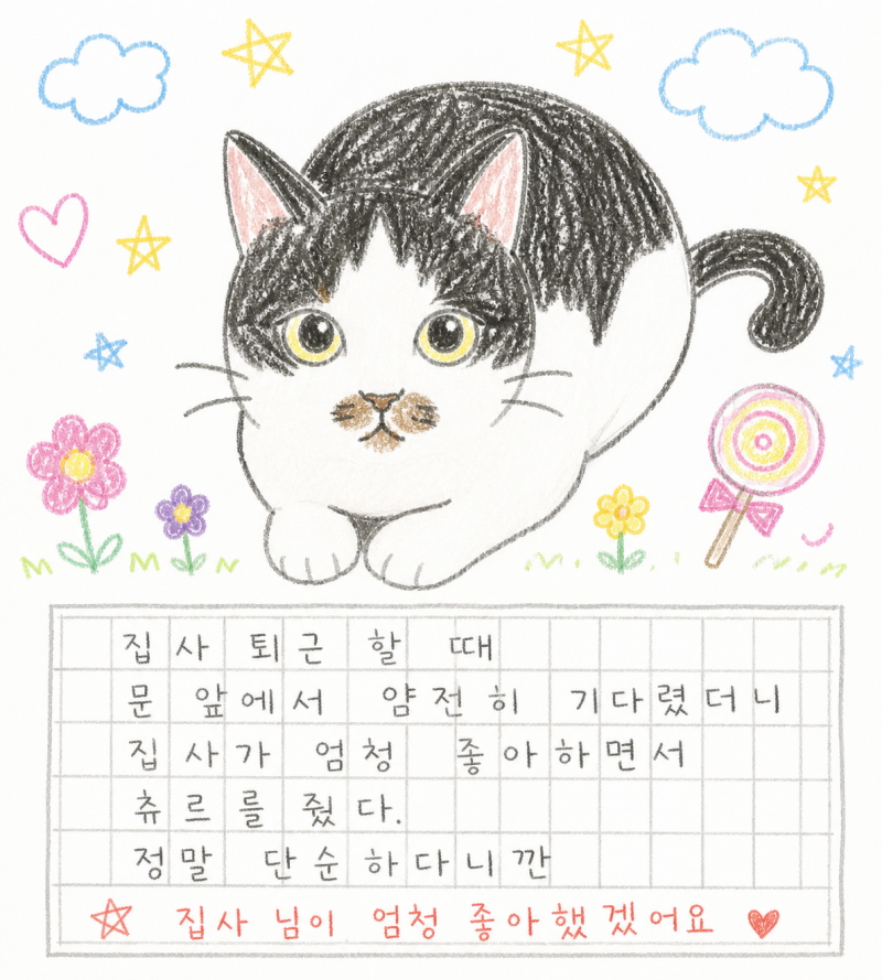 [잡담] Chatgpt로 만든 고양이 그림일기 | 인스티즈