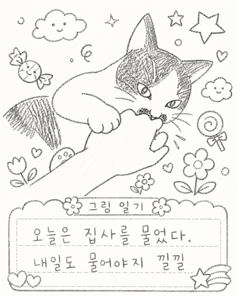 [잡담] Chatgpt로 만든 고양이 그림일기 | 인스티즈