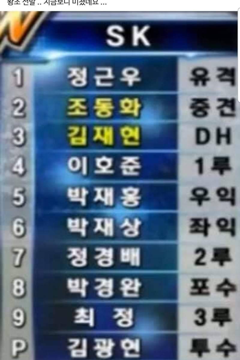 [잡담] 각구단 전성기 타순 | 인스티즈