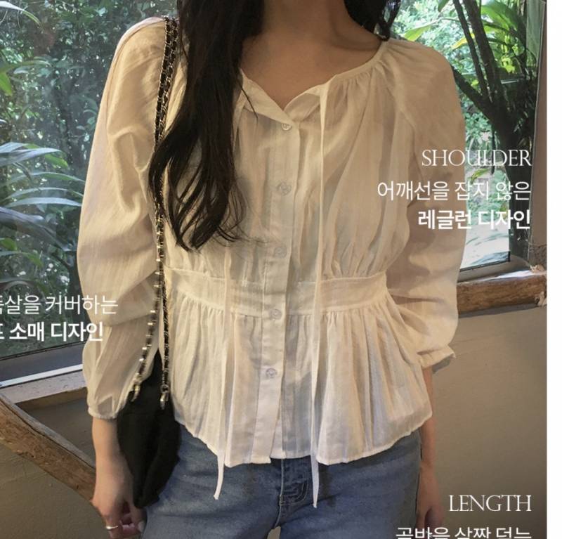 [잡담] 화이트 블라우스 둘 중에 뭐 살지 골라주라 | 인스티즈
