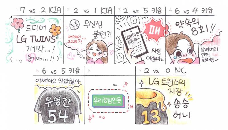 [잡담] 엘트가 4월승률 1등이라고?! 그래서 4월 다이어리 낋였습니다🖤❤️ | 인스티즈