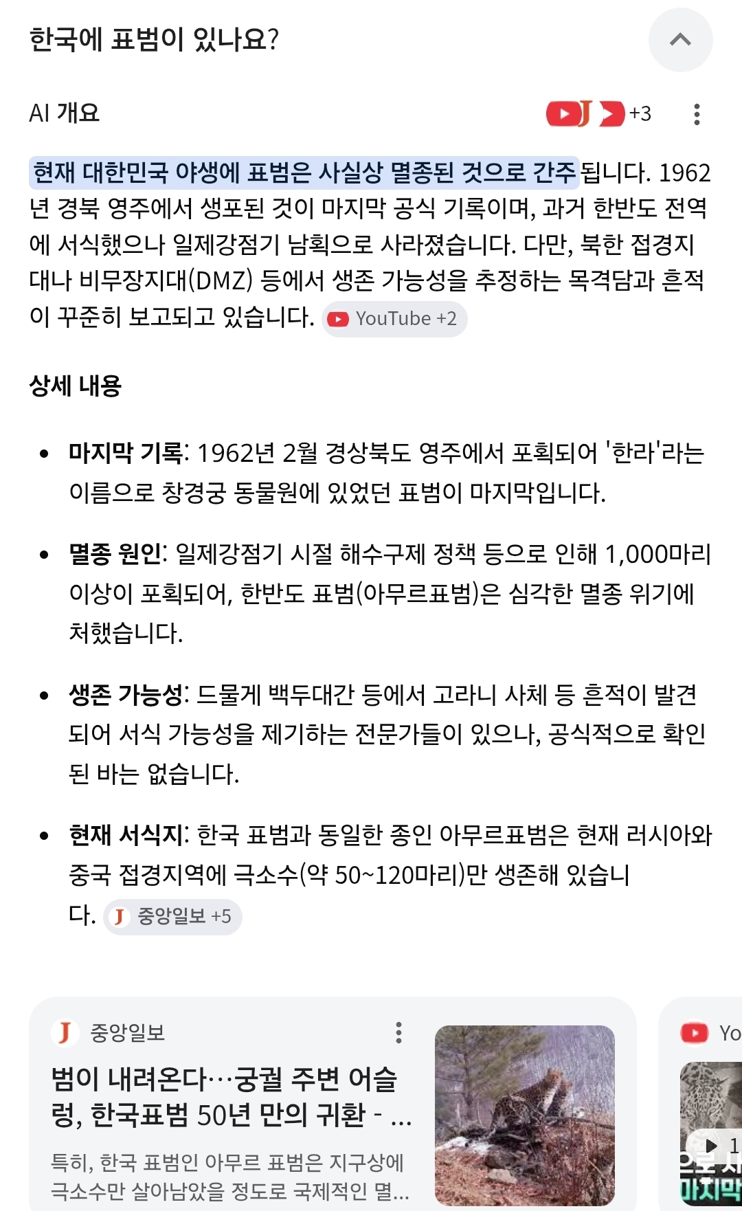 [잡담] 원래 우리나라에도 표범 살았었음 이것도 일제강점기때 없새기 시작해서 62년도에 사라졌대 | 인스티즈