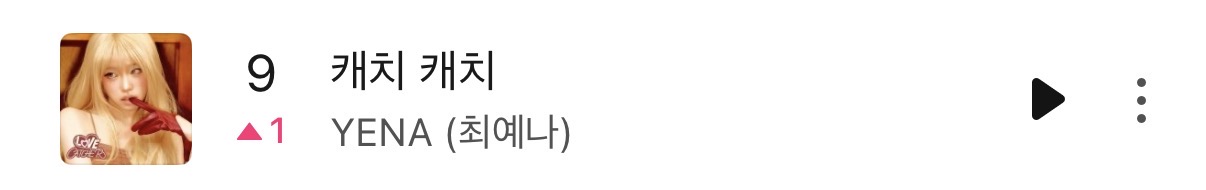 [잡담] 예나 캐치캐치 탑백 9위ㄷㄷ | 인스티즈