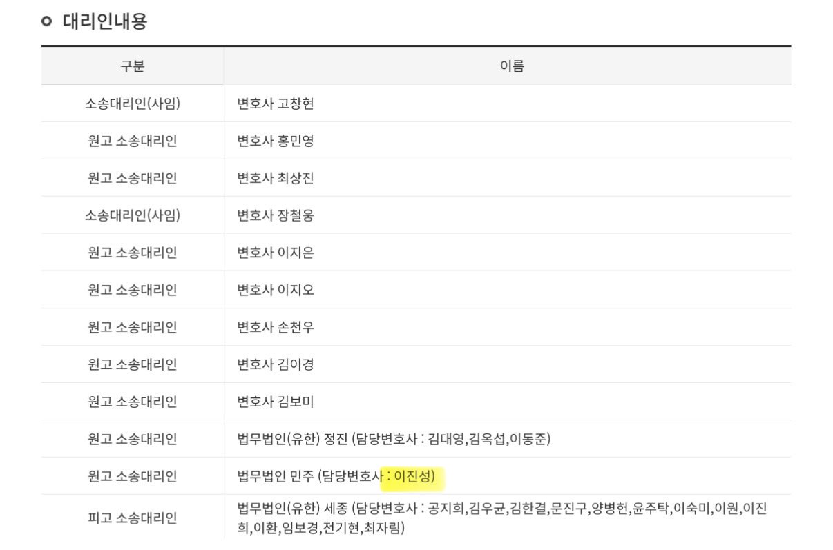 [정보/소식] 하이브 빌리프랩/쏘스뮤직 재판에 전관 변호사 추가 (최신) | 인스티즈