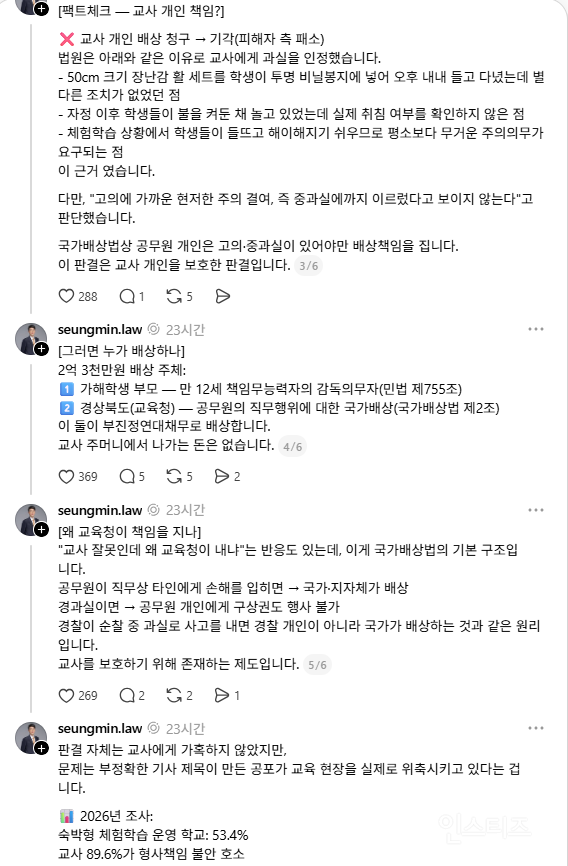💥화살 쏴 친구 실명시킨 초등생, 교사도 공동책임 2억 3200만원 배상에 대한 팩트체크 | 인스티즈