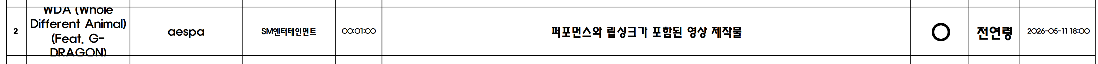 [정보/소식] 에스파 WDA 피처링 지드래곤 오피셜 (KBS 뮤비심의) | 인스티즈
