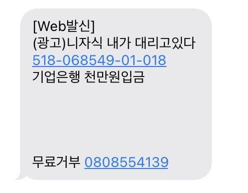 [잡담] 뭬친 이게 무슨 피싱 문자야ㅋㅋㅋㅋㅋ | 인스티즈