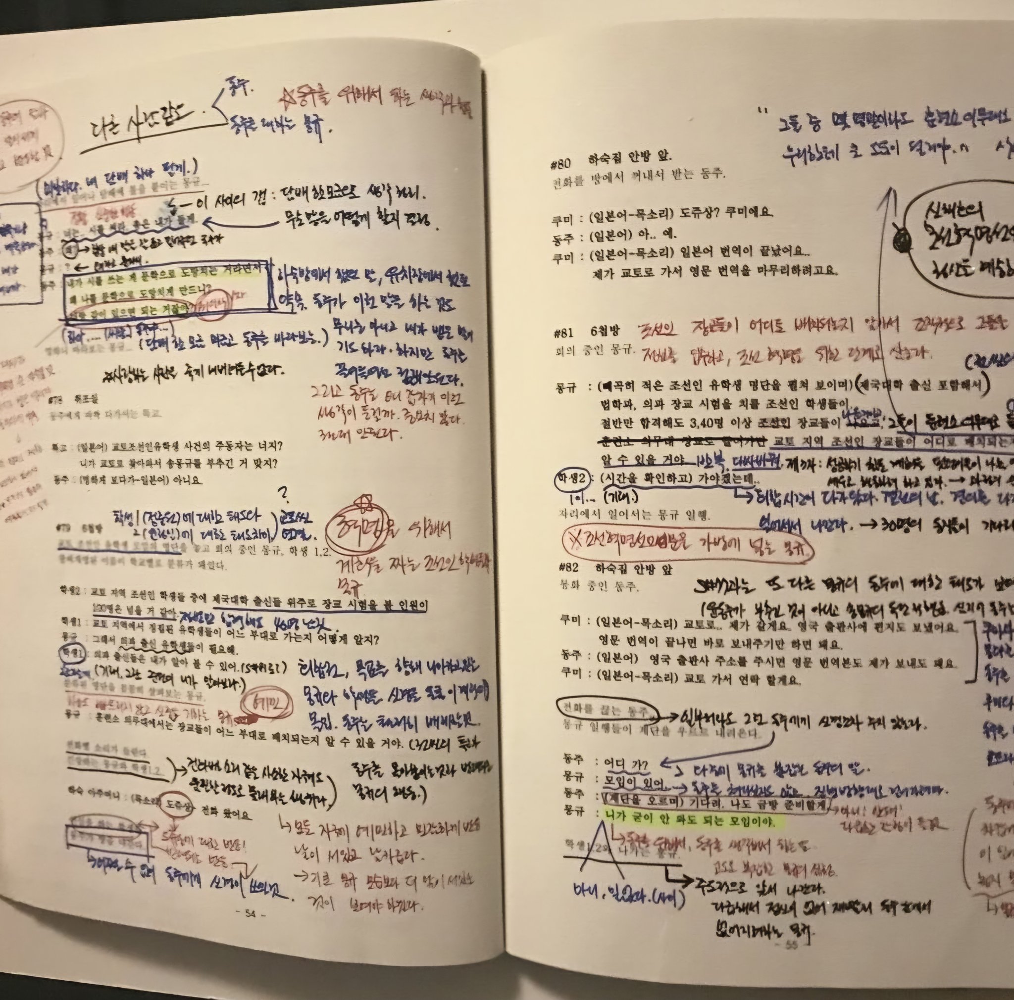 [잡담] 박정민 대본 필기 봤을 때 어떻게든 큰상 하나는 받을 거 같았음 | 인스티즈