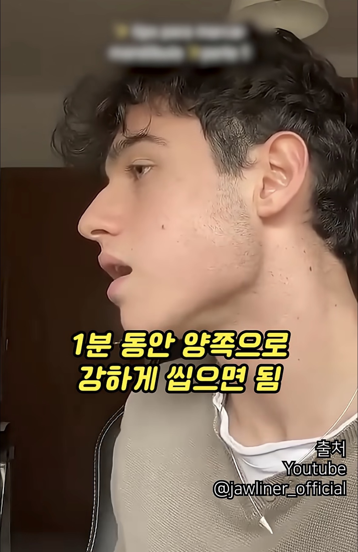 [잡담] 플무 미국은 사각턱 만들기가 유행이래 | 인스티즈