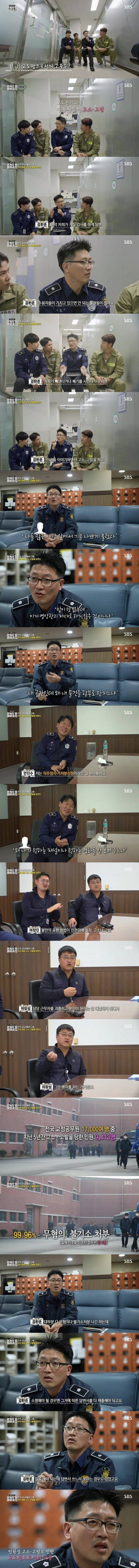 교도관들의 면직률이 높은 이유 | 인스티즈