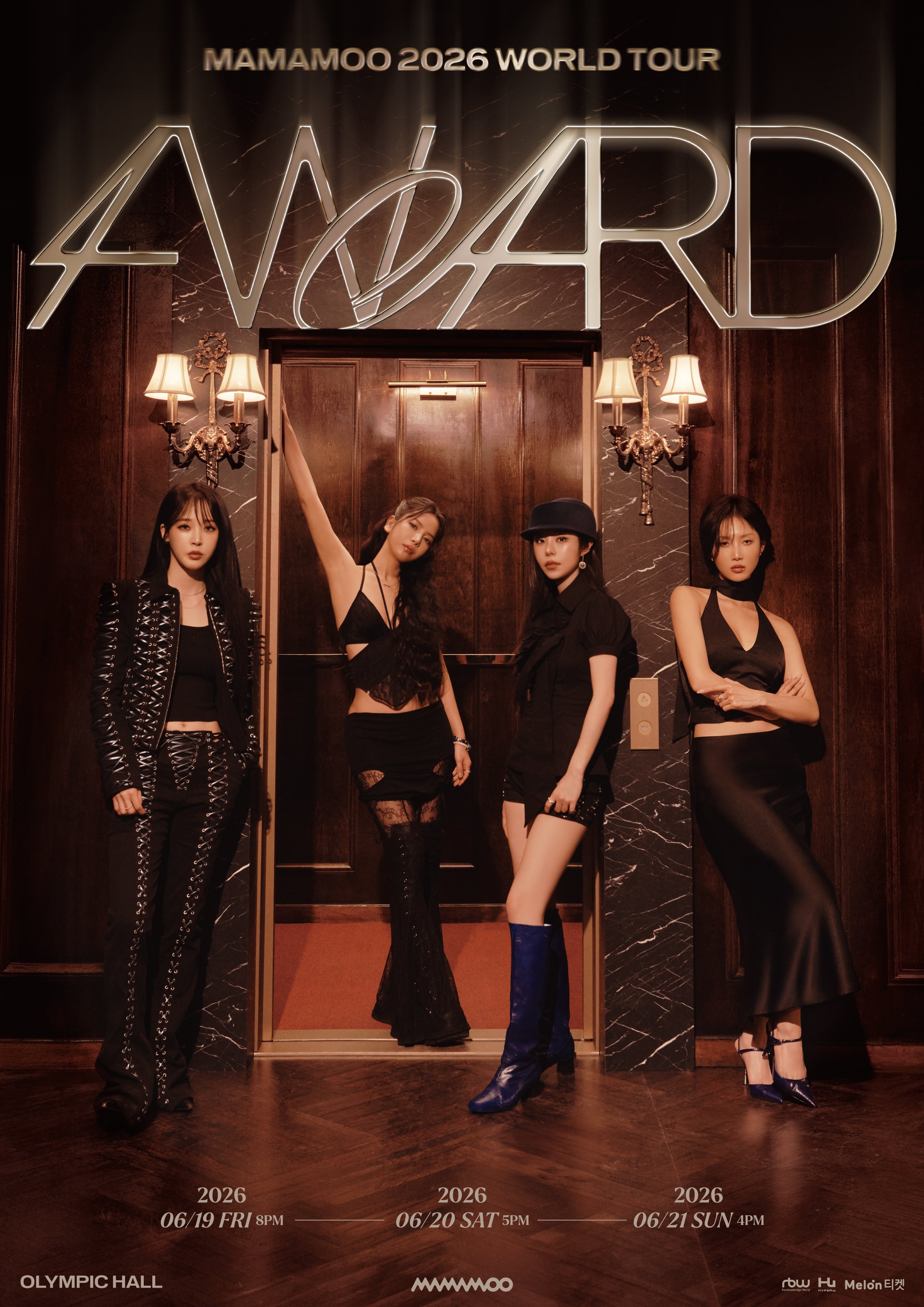 [정보/소식] 마마무(MAMAMOO) 2026 WORLD TOUR [4WARD] ⏳ POSTER ⏳ 📍 공연 일정 : 6월 19일~21일 📍 진행 장소✔️ 올림픽공원 올림픽홀 | 인스티즈