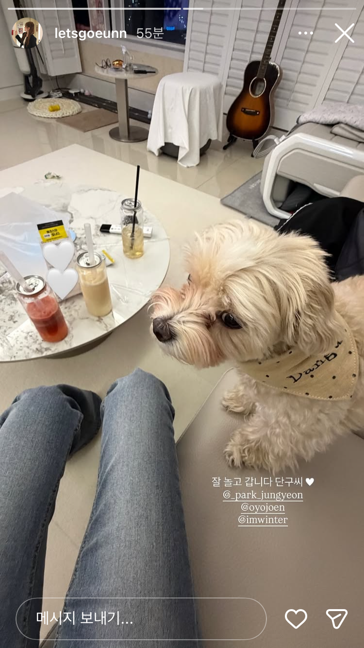 [잡담] 윈터 연습생언니들하고 짱친하구나 | 인스티즈