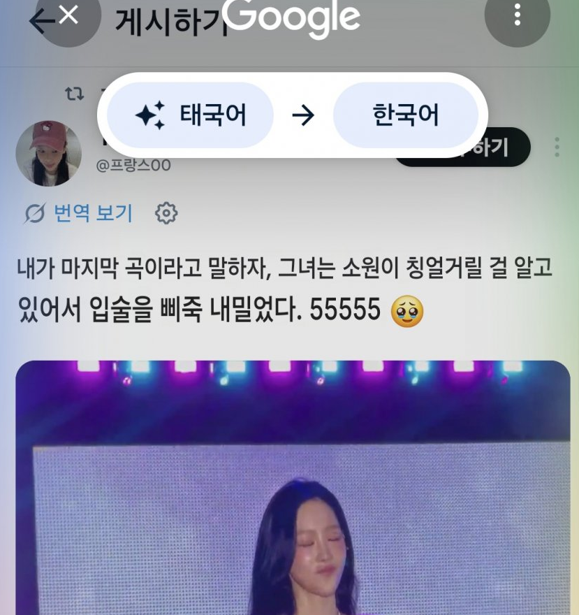 [잡담] X 자동번역 미쳤낰ㅋㅋ | 인스티즈