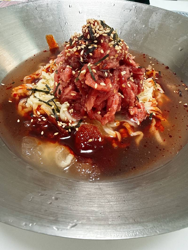 [잡담] 육회불닭냉면을 맹그러먹었다🥢 | 인스티즈