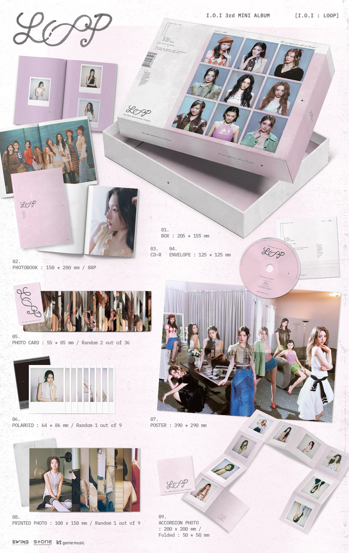 [정보/소식] 아이오아이 3rd MINI ALBUM [I.O.I : LOOP] 상세 이미지 안내 | 인스티즈