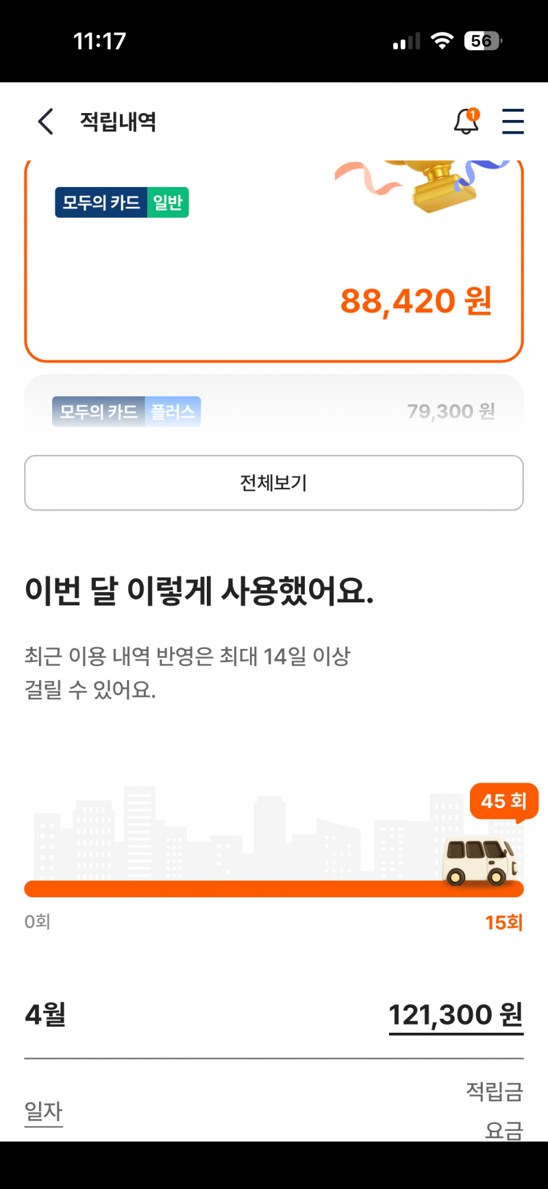 [잡담] 4월 교통비 환급 달달하네 | 인스티즈