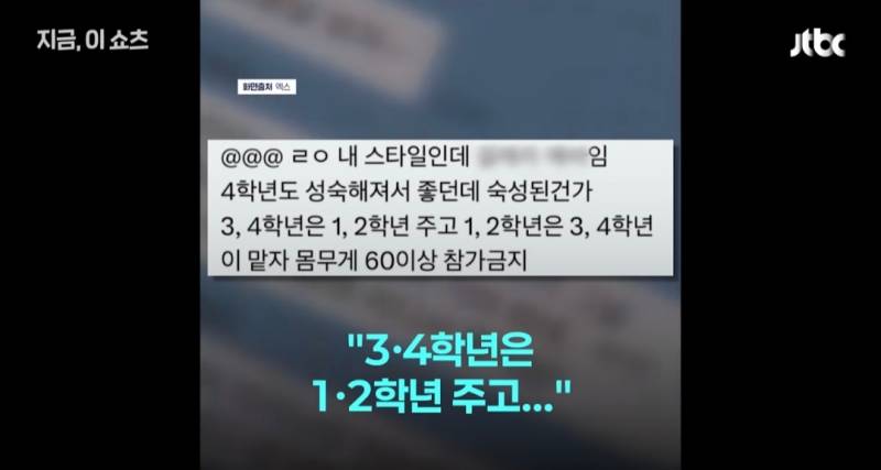 "4학년은 숙성됐다” "몸무게 60kg 이상 참가금지” 경북대 카톡방 발칵 | 인스티즈