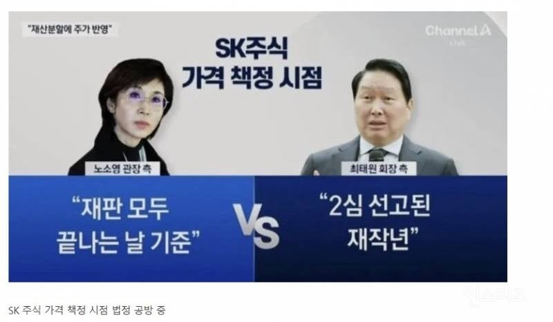 2조 이혼이 5조가 되게 생긴 최태원 | 인스티즈