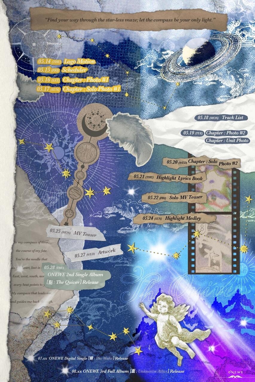 [정보/소식] ONEWE, 싱글 2집 '點 : The Quiver'로 점·선·면 시리즈 전개 시동 | 인스티즈