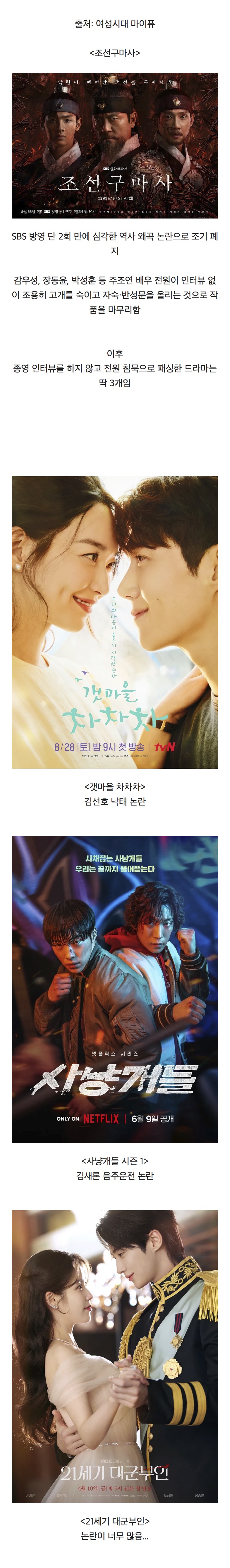 [마플] <조선구마사> 이후 모든 주조연이 종영 인터뷰 패싱한 드라마 ipg | 인스티즈