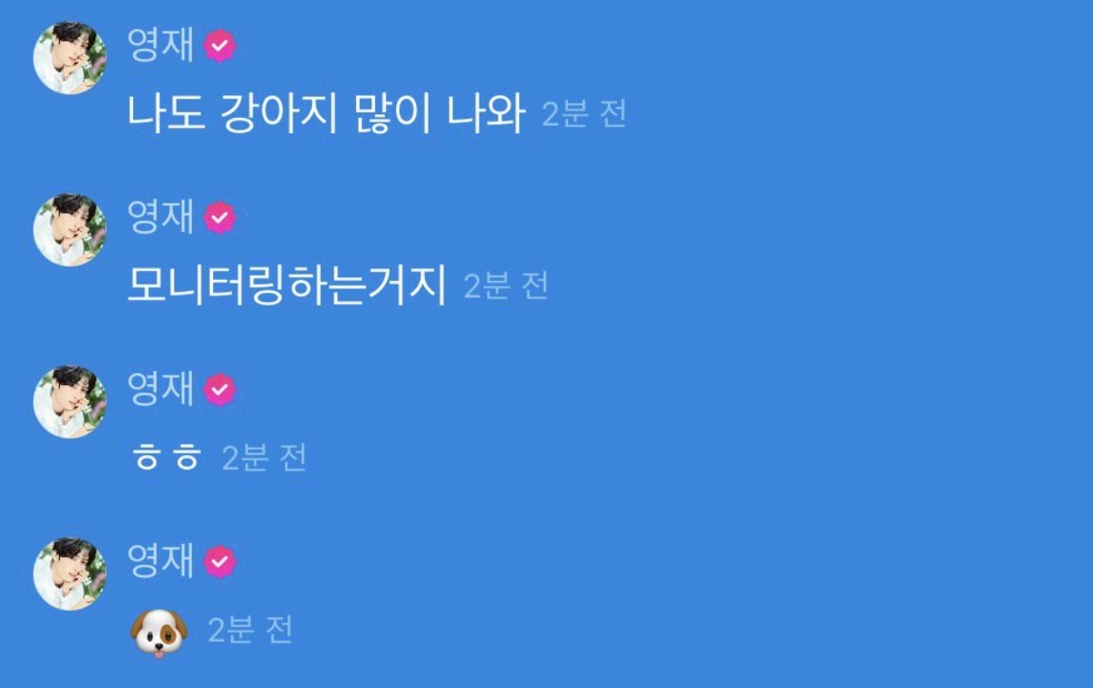 [잡담] 투어스 영재 셀프모에화 강아지인거 본인 잘알 | 인스티즈