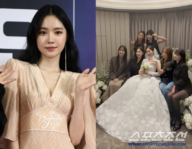 [마플] '탈퇴' 홍유경도 왔는데..손나은, 윤보미 결혼식 불참 '불화설 재점화' [SC이슈] | 인스티즈