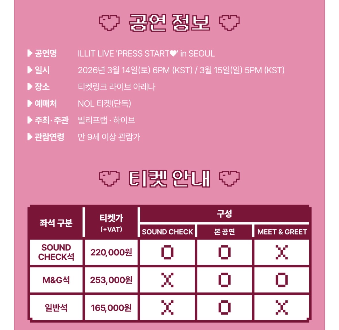 [잡담] 하이브돌 최근 단독콘서트 가격 | 인스티즈