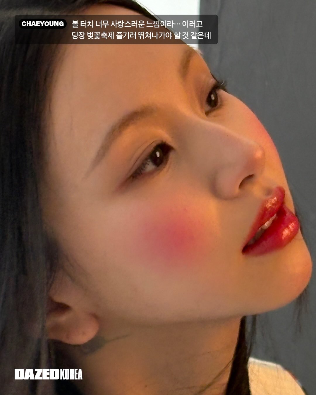 [잡담] 트와 채영 돌체앤가바나뷰티 너무 잘받아먹어서 할말이없어 | 인스티즈