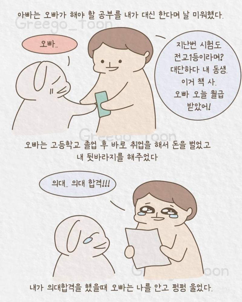 💥여동생 뒷바라지 해서 의사 만든 오빠 | 인스티즈
