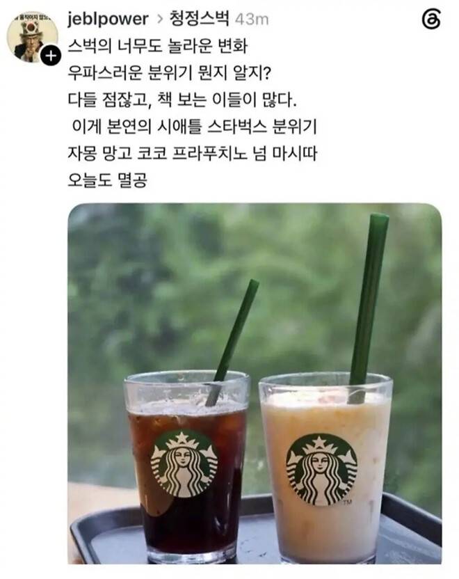 (혐,충격주의) 이미 강을 건넜다는 스벅..JPG | 인스티즈