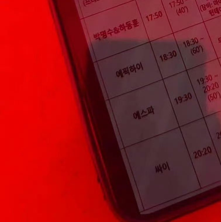 [잡담] 에스파 입실렌티 축제 확정 뜸 | 인스티즈
