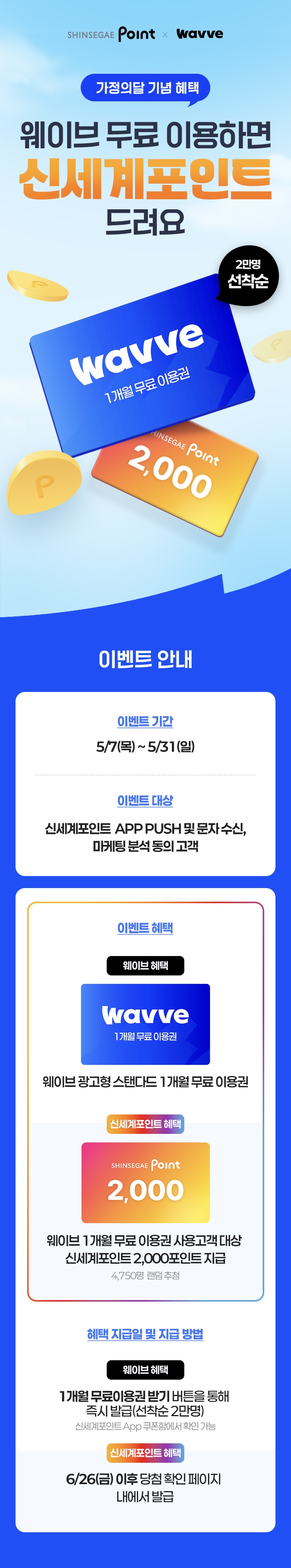 [정보/소식] 얘들아 신세계에서 웨이브 이용권 뿌린다 | 인스티즈