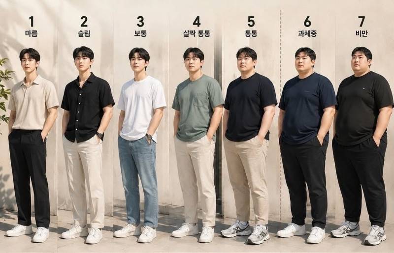 현재 스레드에서 논란중인 통통함 7단계..JPG | 인스티즈