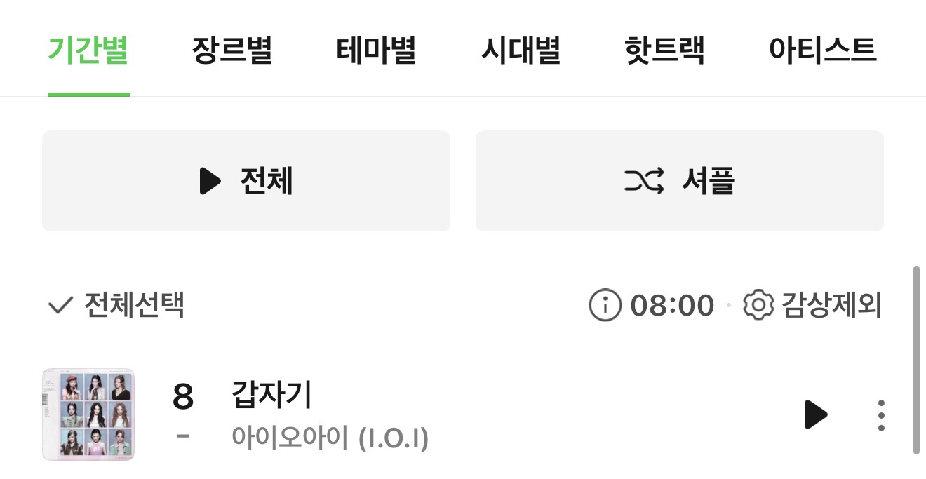 [정보/소식] 아이오아이 '갑자기' 멜론 탑백 8위 (피크) | 인스티즈