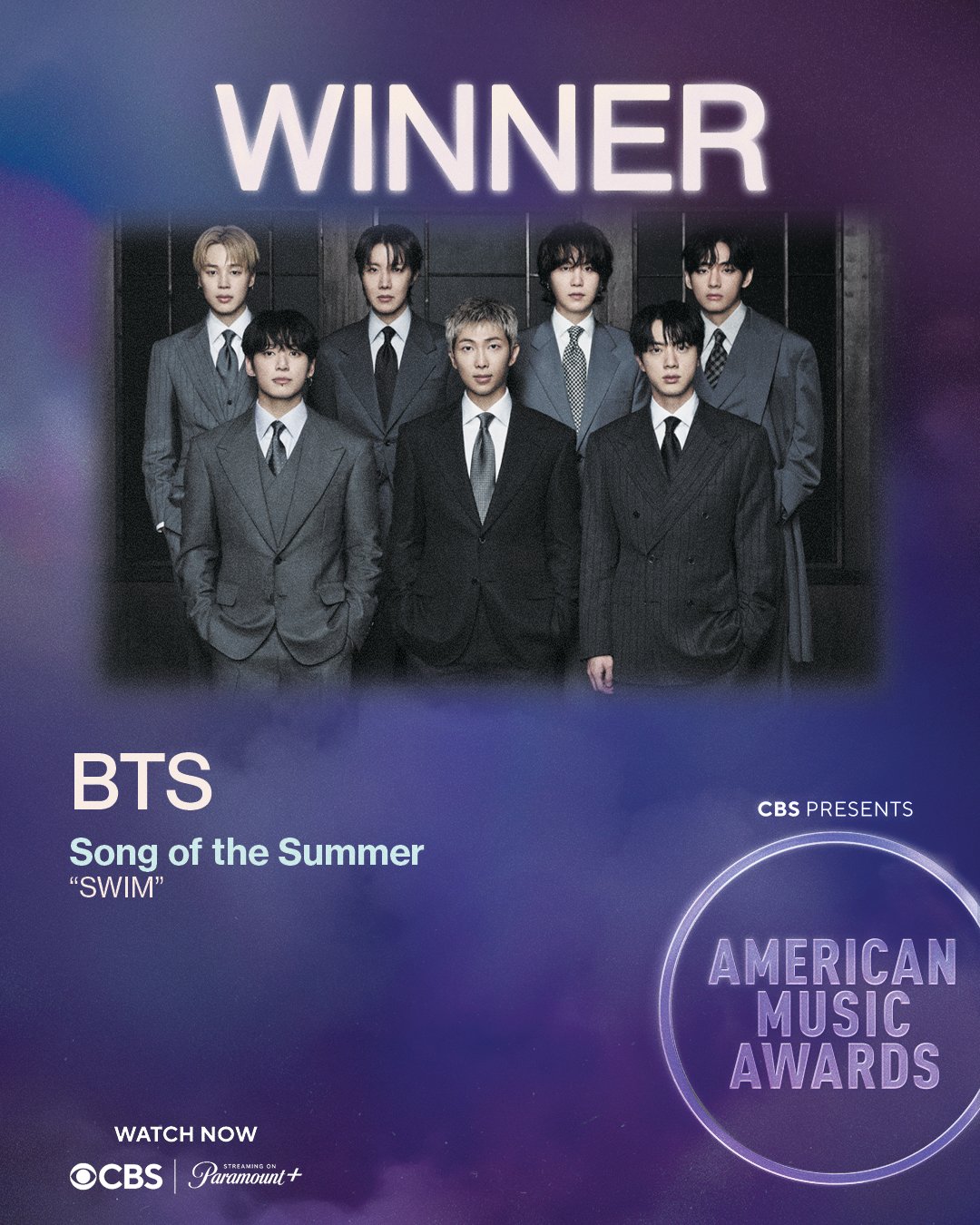 [정보/소식] 방탄 AMA 올해의 썸머송 수상 | 인스티즈