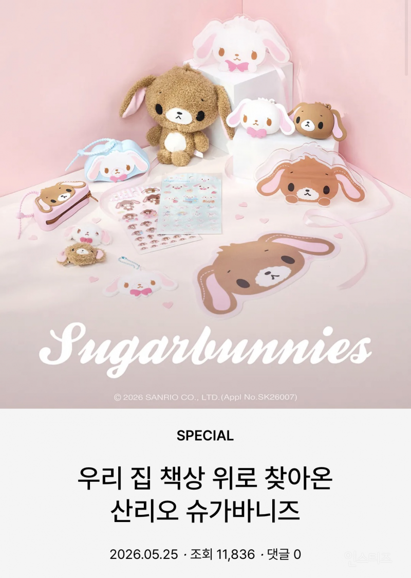 선발매 떴다는 산리오 슈가바니즈 | 인스티즈
