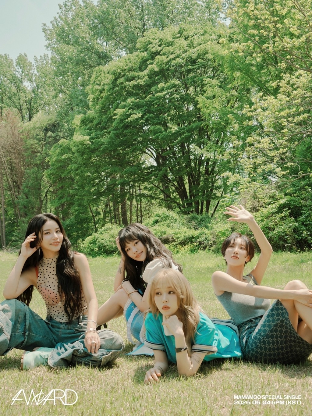[정보/소식] 마마무, '4WARD' 첫 번째 콘셉트 포토 공개…자연 속 청량 비주얼 눈길 | 인스티즈