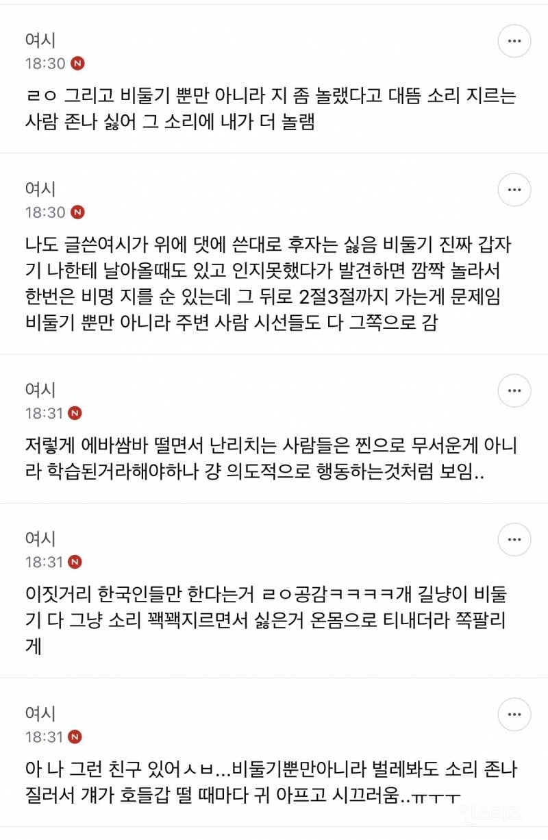 성인들아 제발 길에서 비둘기 보고 소리지르지 마 | 인스티즈