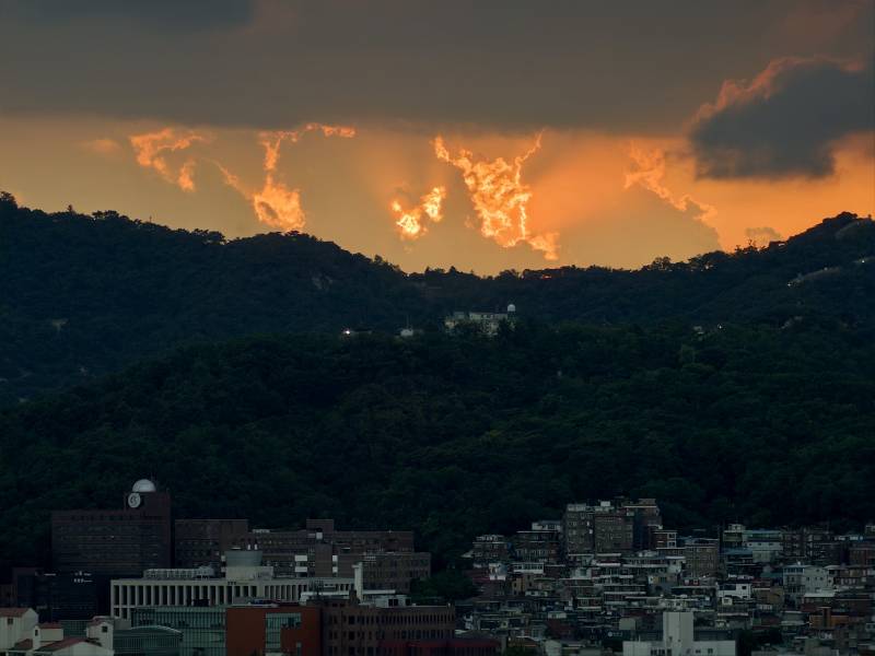 [잡담] 오늘 하늘 노을 미쳤다 | 인스티즈