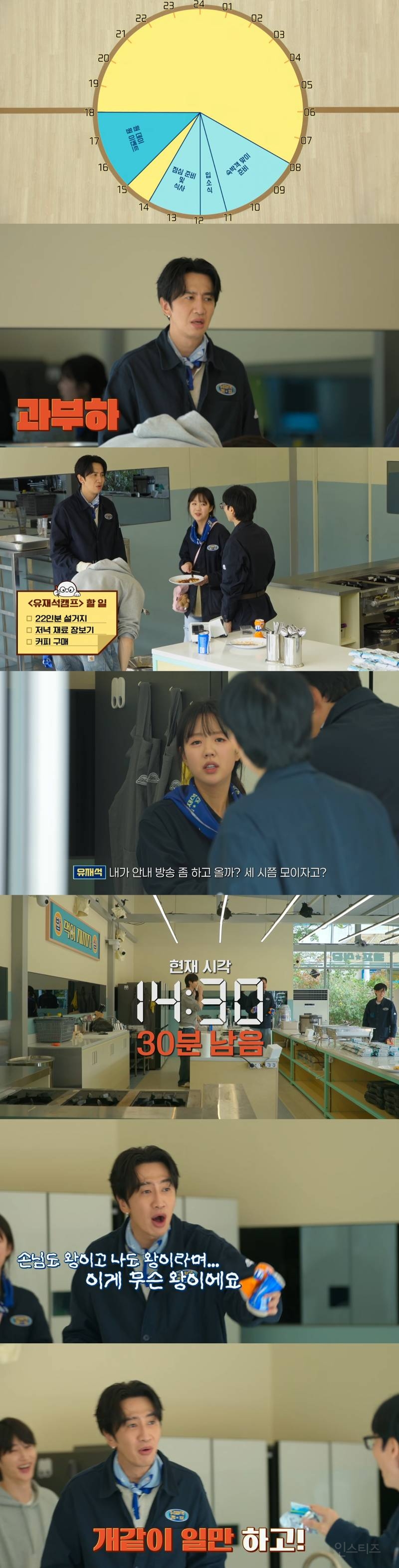 직원 빼고 모두가 왕이라는 유재석 캠프 일정ㅋㅋㅋㅋㅋㅋㅋ | 인스티즈