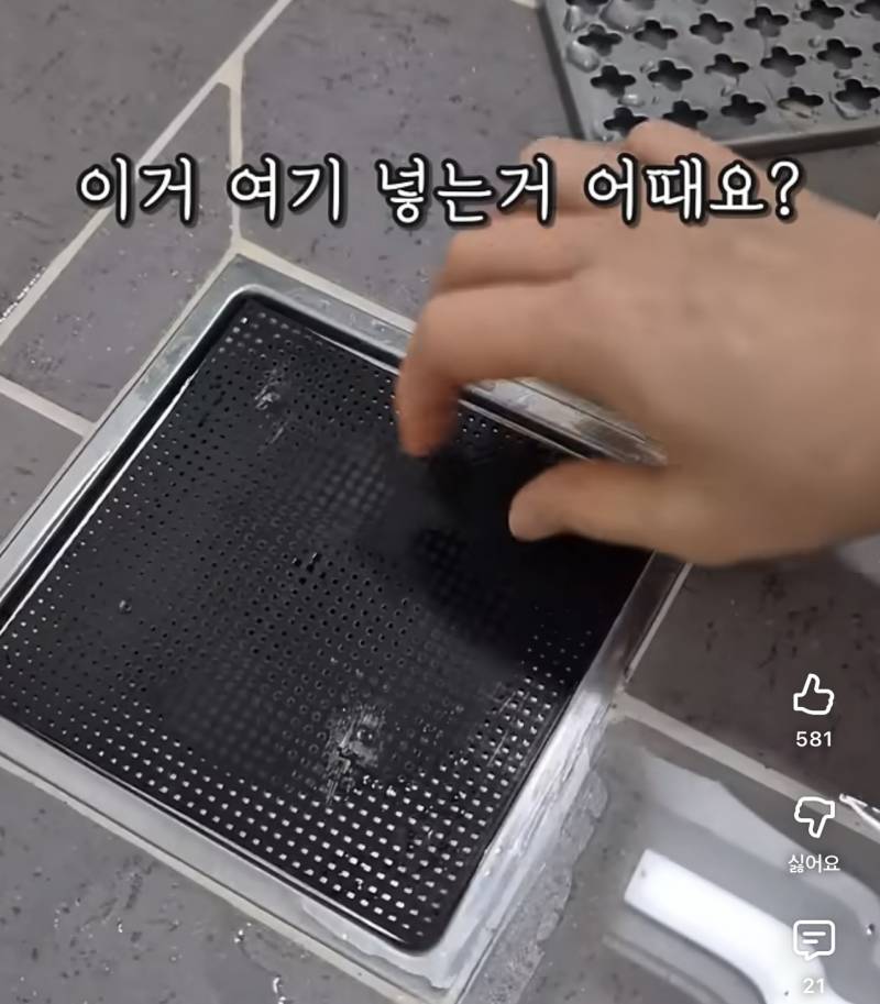 [잡담] 익들아... 화장실 배수구에 화분망으로 덮어봐... 개꿀이야... | 인스티즈