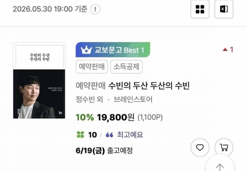 [잡담] 현재 교보문고 실시간베스트 1위 | 인스티즈